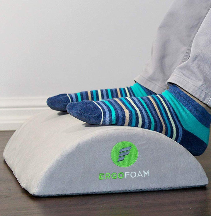 Get relief for your feet with this adjustable footrest. –