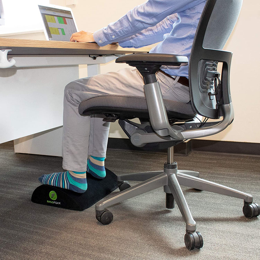 Foot Rest Under Desk Ergonomic for Office Gaming Footrest Stool Feet  Support